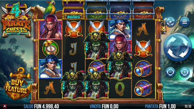 4 pirate chests screenshot