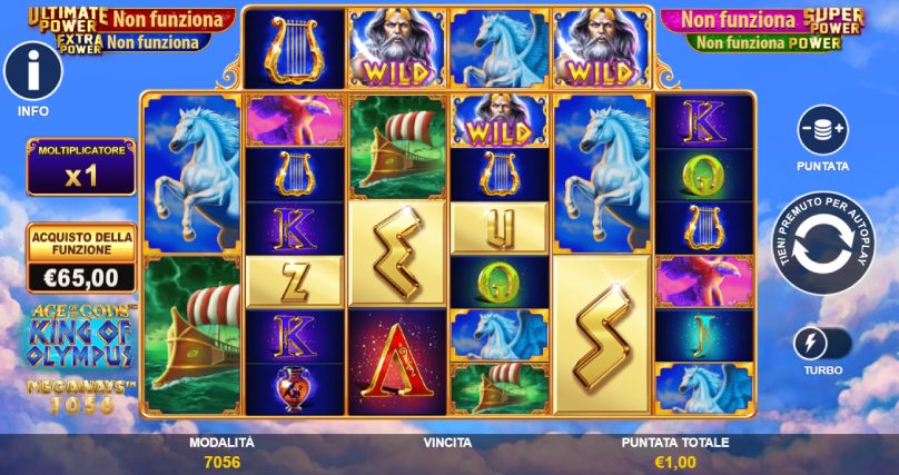age of the gods king of olympus megaways screenshot