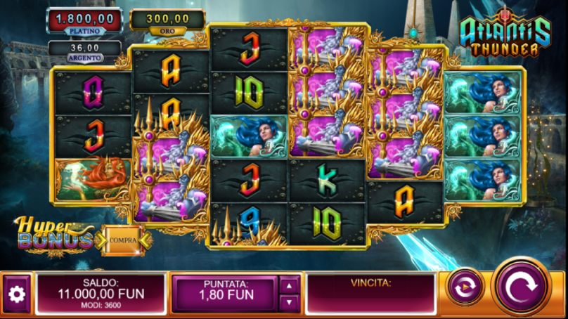 atlantis thunder slot rtp alto