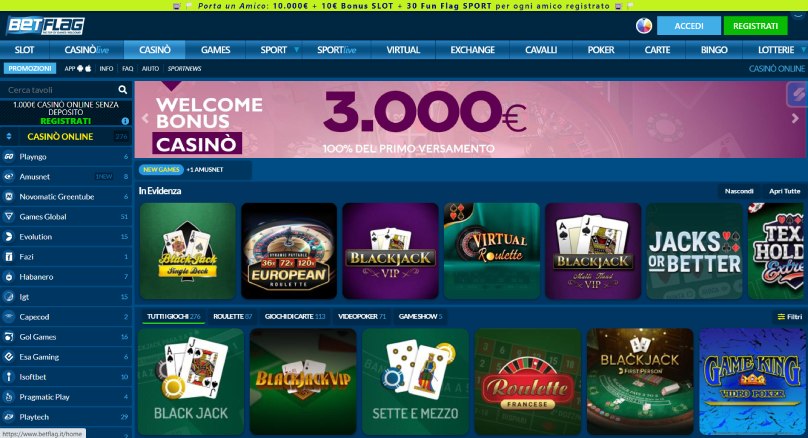 betflag casino screenshot 2