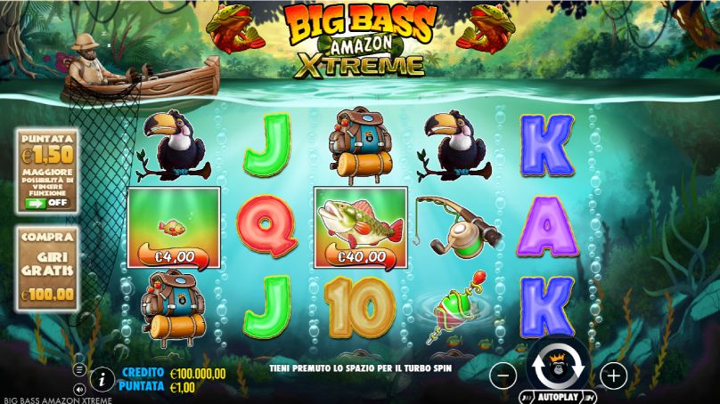 big bass amazon xtreme slot screenshot