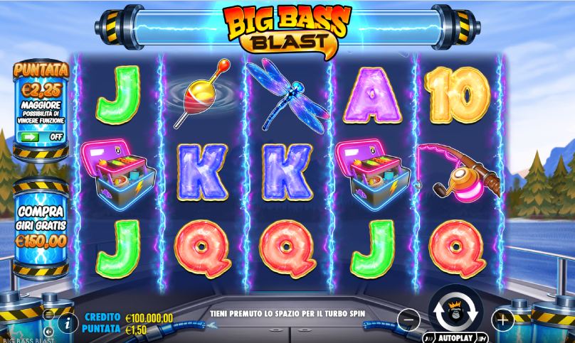 big bass blast slot screenshot