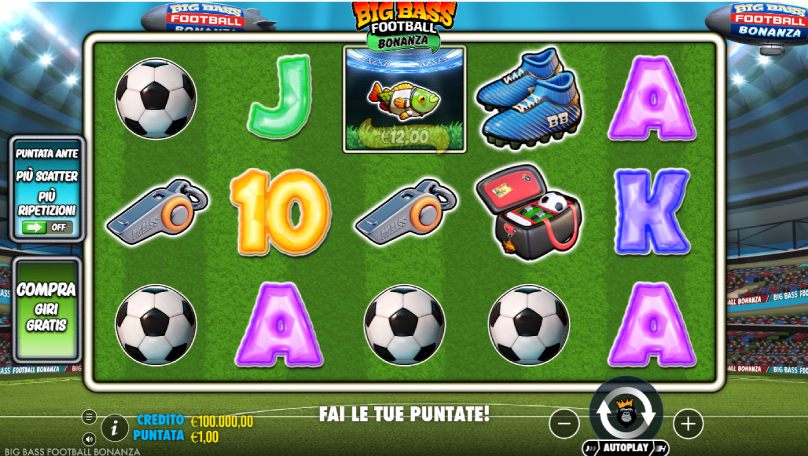 big bass football bonanza slot