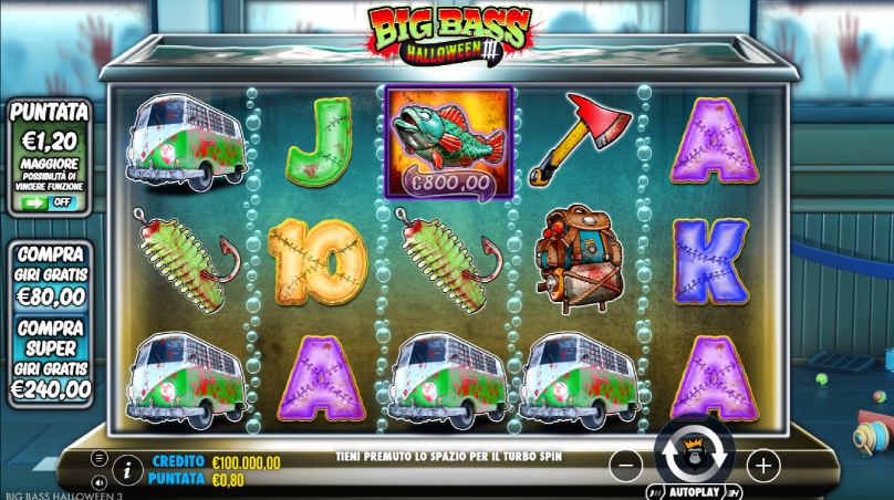 big bass halloween 3 slot screenshot