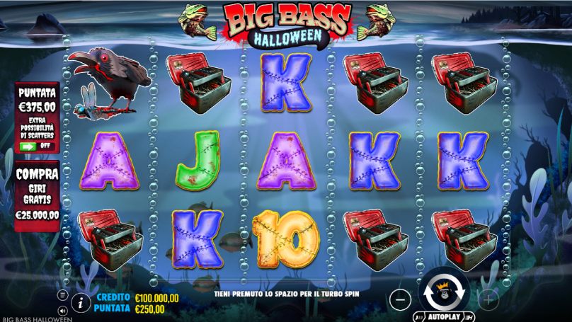 big bass halloween slot screenshot