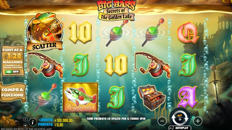 big bass secrets of the golden lake screenshot