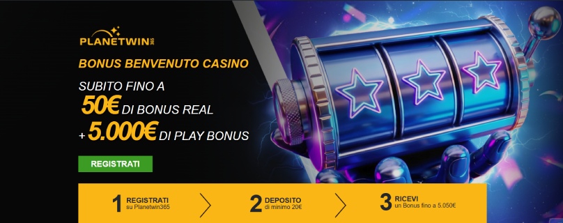bonus benvenuto planetwin365