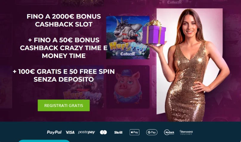 bonus benvenuto starcasino screenshot