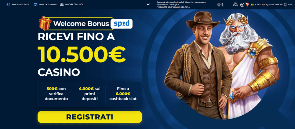 bonus di benvenuto quigioco