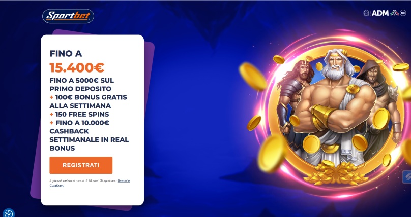 bonus di benvenuto sportbet