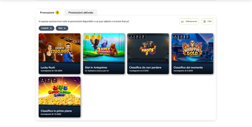 bonus utenti iscritti sisal screenshot