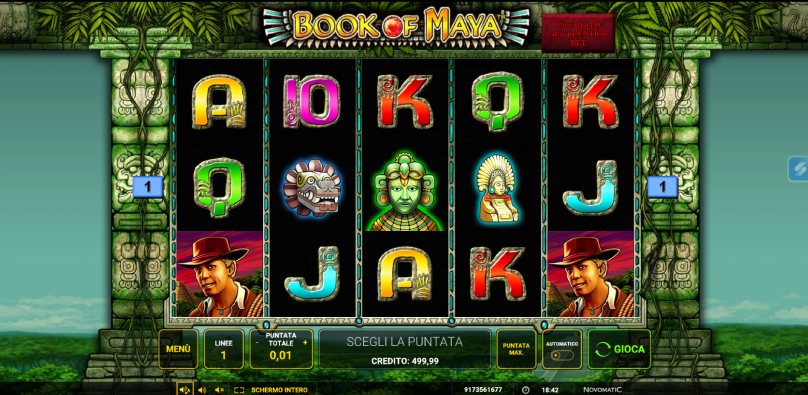 book of maya slot 1 cent