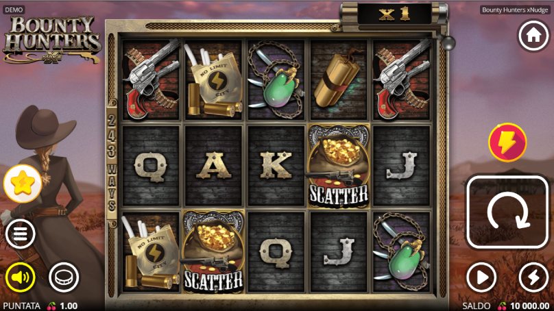 bounty hunters slot screenshot