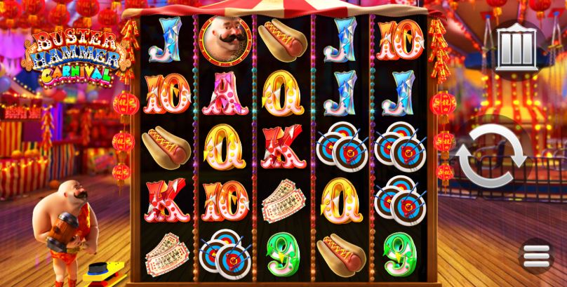 buster hammer carnival slot screenshot