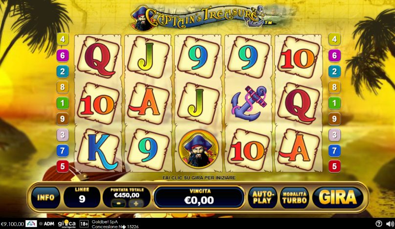 captains treasure screenshot intro it