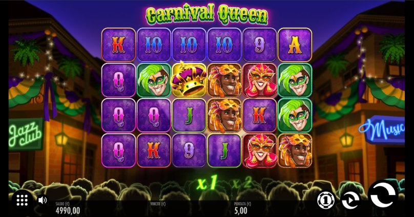 carnival queen slot intro