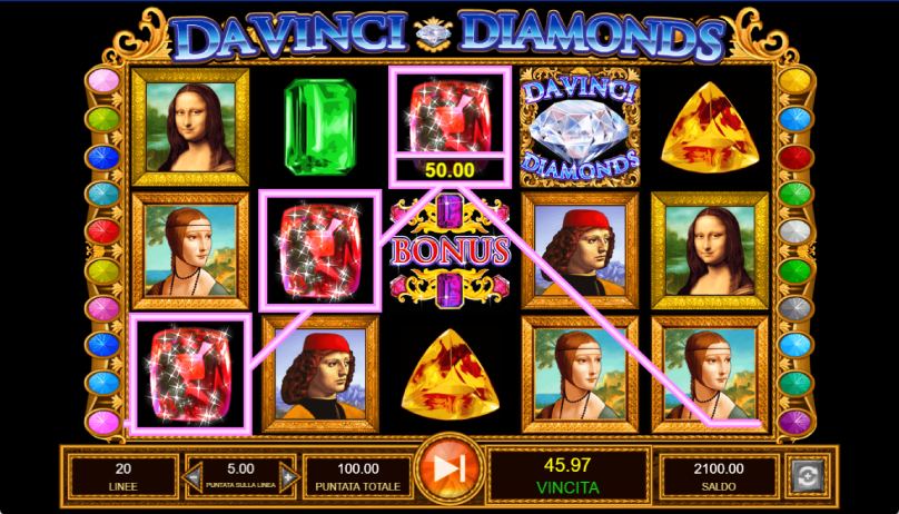 da vinci diamonds 50 euro