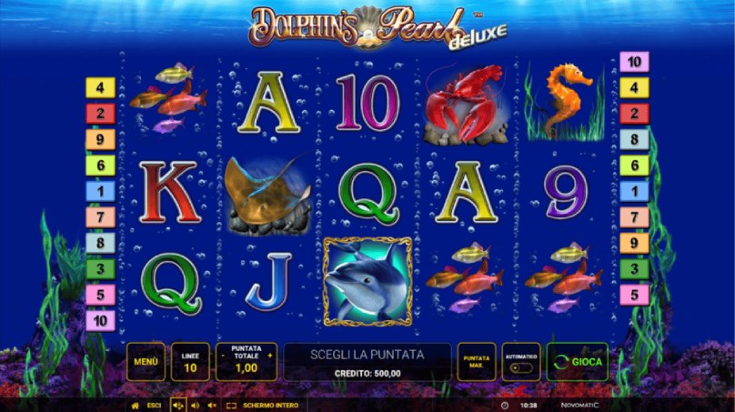 dolphins pearl deluxe slot screenshot
