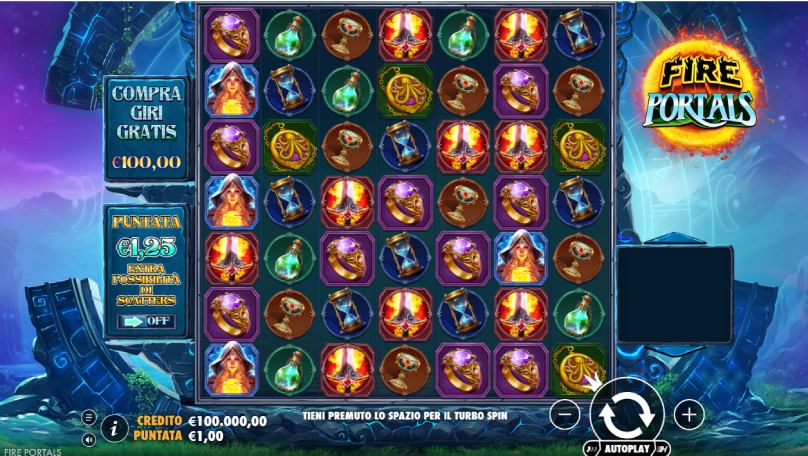 fire portals slot screenshot