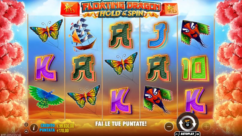 floating dragon slot screenshot