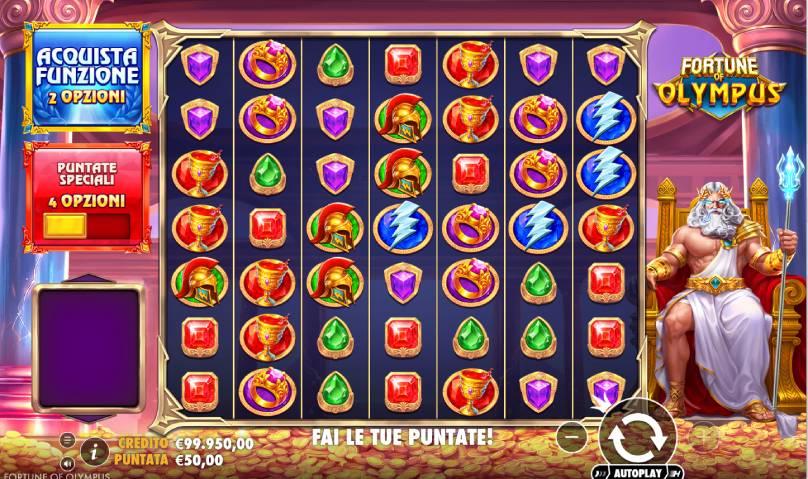 fortune of olympus slot screenshot