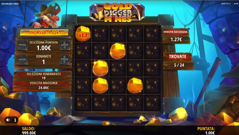 gold digger mines slot rtp alto screen