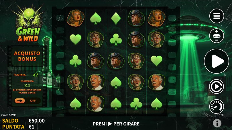 green and wild slot screenshot