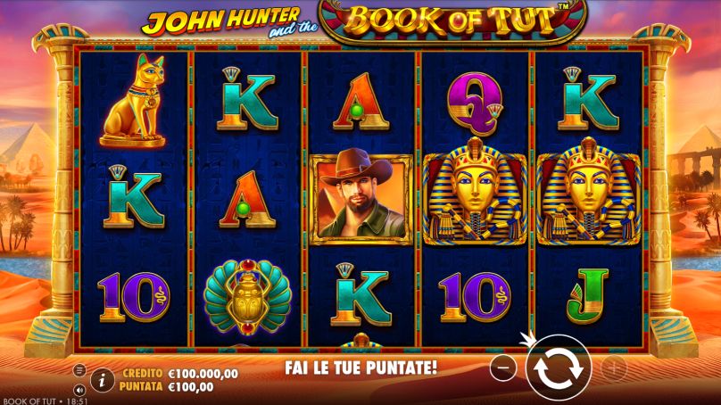 john hunter and the book of tut respin slot