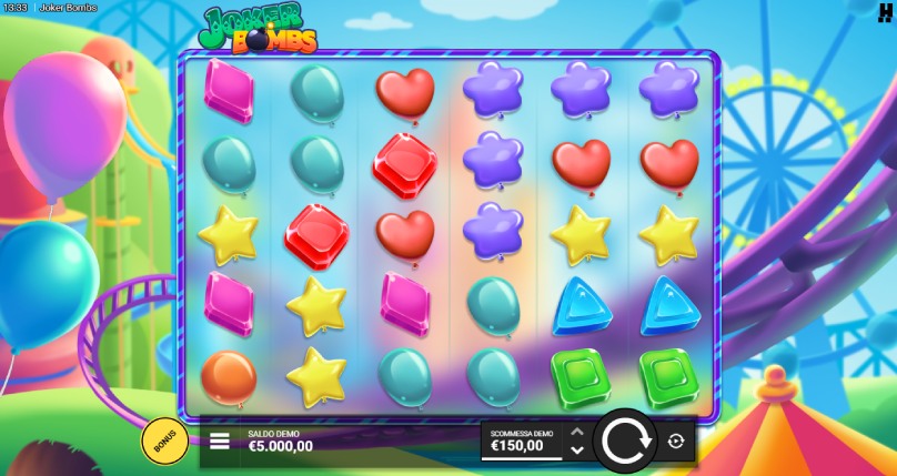 joker bombs slot screenshot