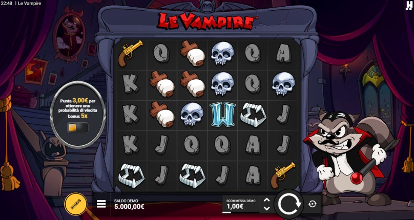 le vampire slot screenshot
