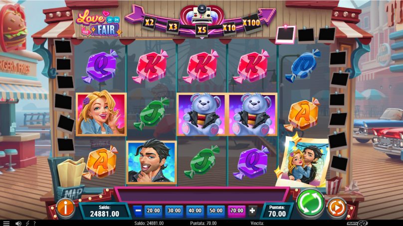 love is in the fair slot screenshot