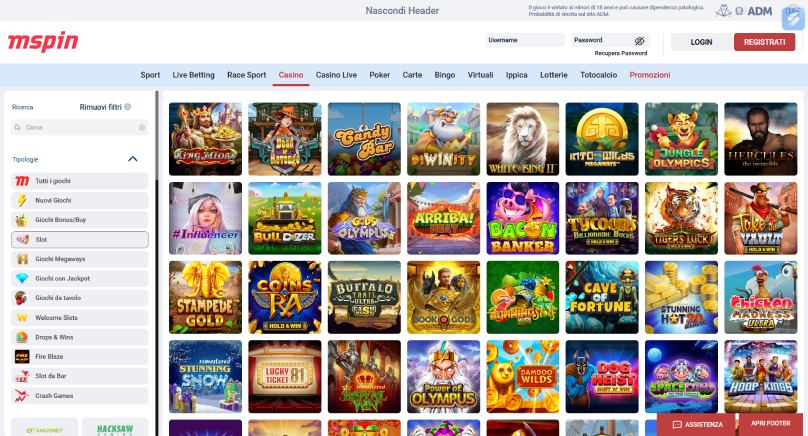 marathonbet casino bis screenshot
