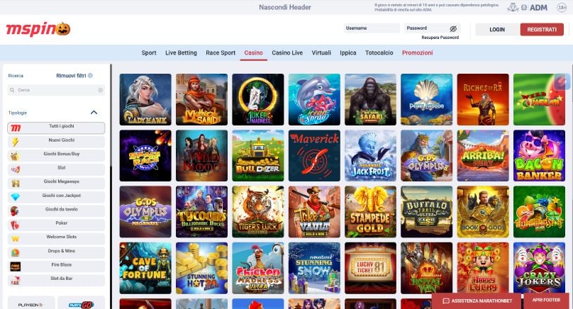 Mslotbet Casinò