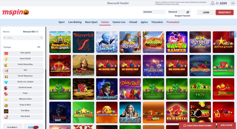 Casino marathonbet