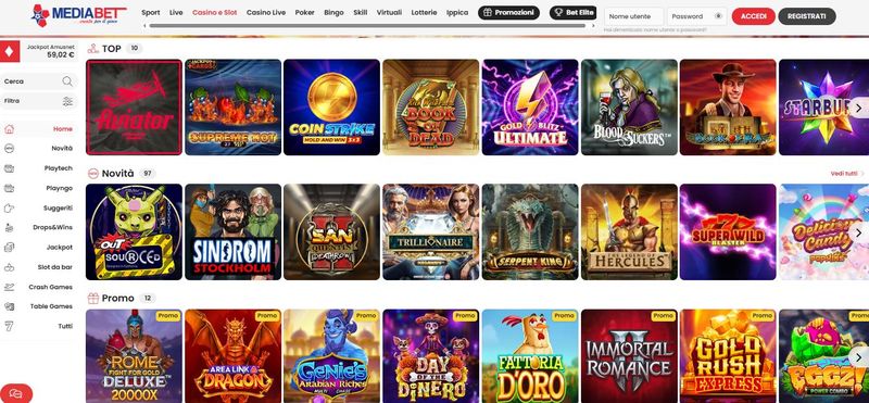 mediabet casino screenshot it