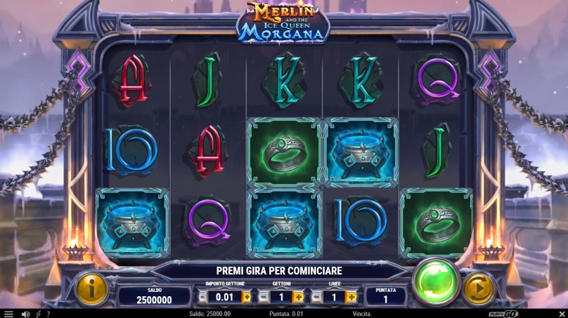 merlin and the ice queen morgana 1 centesimo