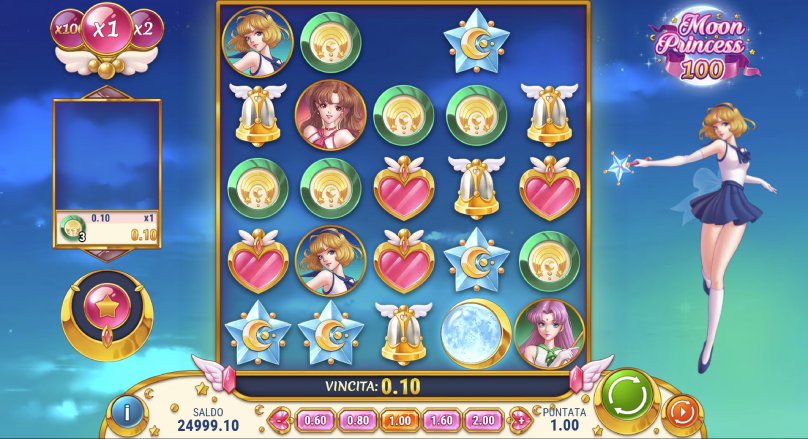 moon princess 100 screenshot intro it