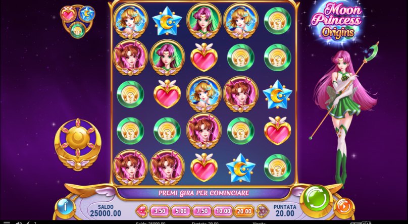 moon princess origins slot screenshot