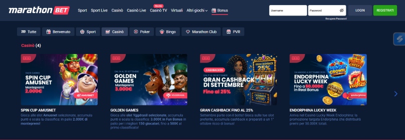 nuove promo iscritti marathonbet