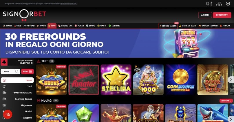 nuovo casino signorbet