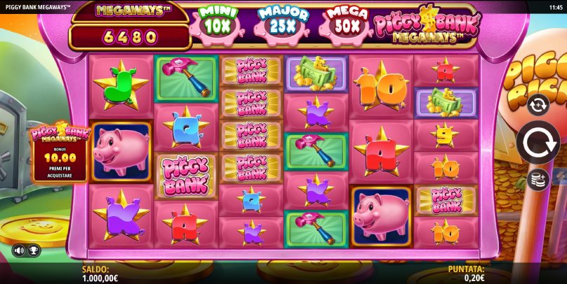 piggy bank megaways screenshot