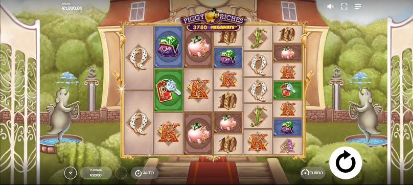 piggy riches megaways slot screenshot