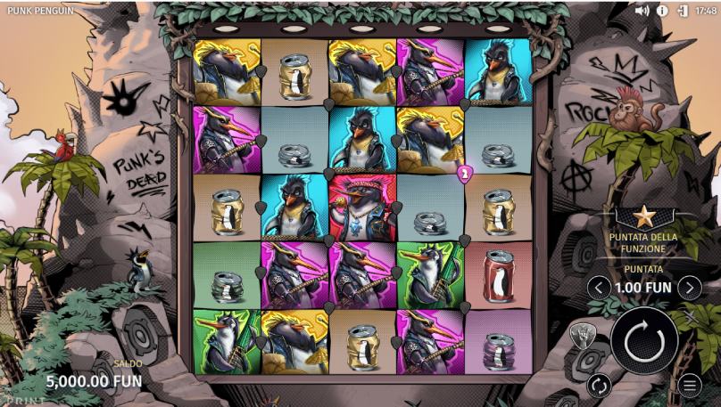 punk penguin slot screenshot
