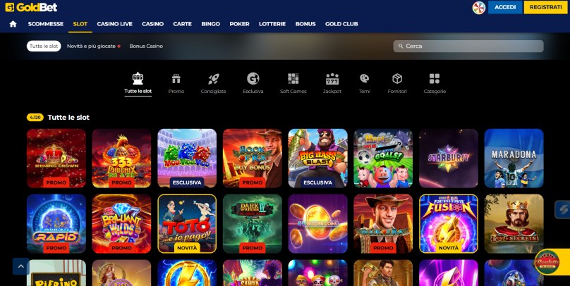 slot goldbet screenshot bis