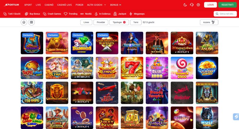 slot sportium screenshot