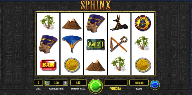 sphinx slot screenshot