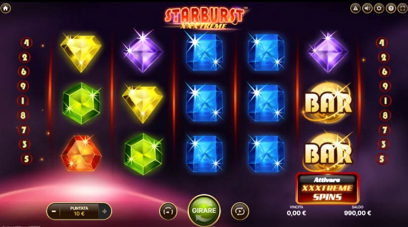 starburst xxxtreme screenshot