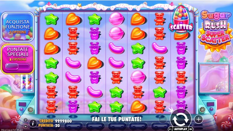 sugar rush super scatter slot screenshot
