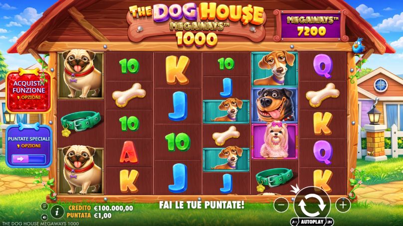 the dog house megaways 1000 slot screenshot