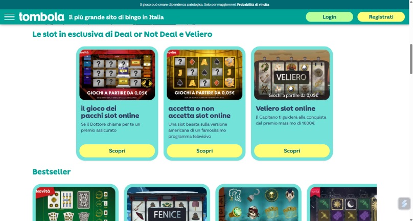 tombola slot